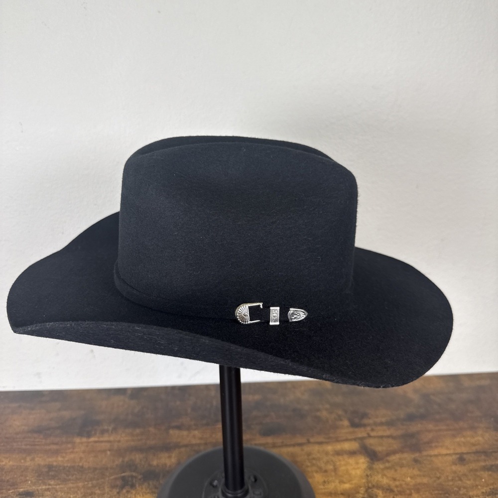 Bullhide Kids Felt Futurity Cowboy Hat Elastic OSFM Black 3050BL